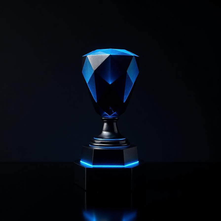 Troféu geométrico